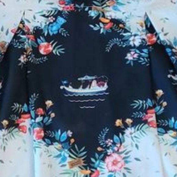 Antix dress- Size G-EUC-Brazilian Brand-Animals-Mice-Boat-Nautical - Picture 2 of 3